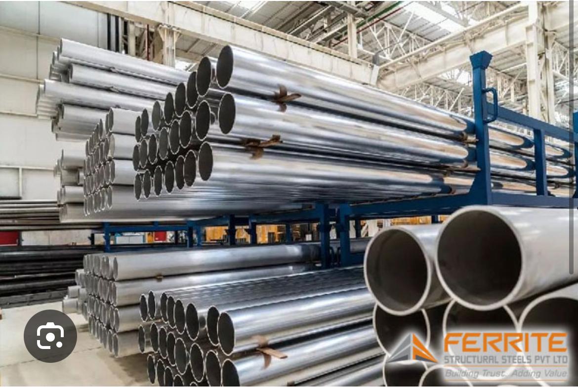 Stainless steel industrial pipes